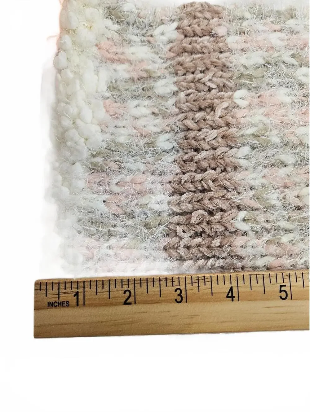 Belk Blush Multi-Color Knit Infinity Scarf One Size Fits Most-WinterWear